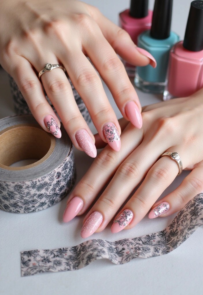 10 Aura Nails Tricks You Can Master at Home (Even If You're a Beginner!) - 7. Use Nail Tape for Clean Lines