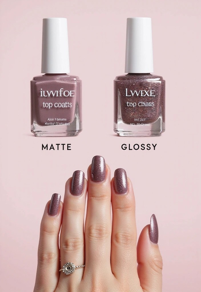 10 Aura Nails Tricks You Can Master at Home (Even If You're a Beginner!) - 9. Don’t Skip the Top Coat