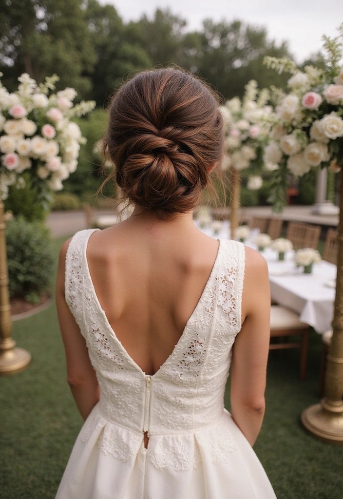 10 Quick Outdoor Hair Styles That Will Make You Look Effortlessly Gorgeous (Even on a Bad Hair Day!) - 6. Twisted Low Bun