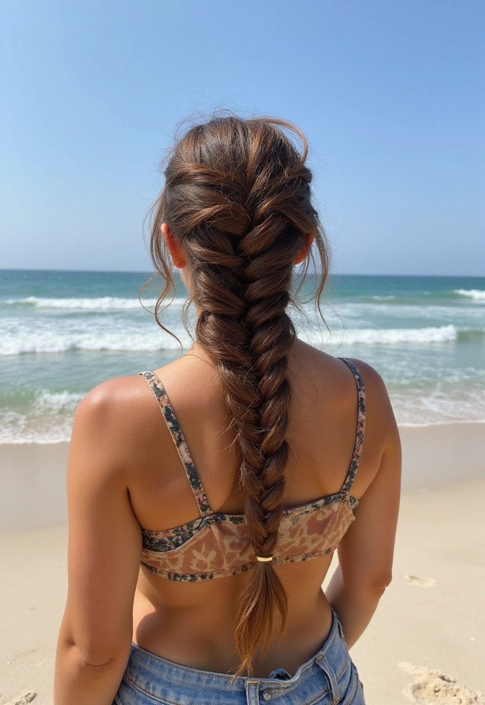 10 Quick Outdoor Hair Styles That Will Make You Look Effortlessly Gorgeous (Even on a Bad Hair Day!) - 9. Beachy Braids