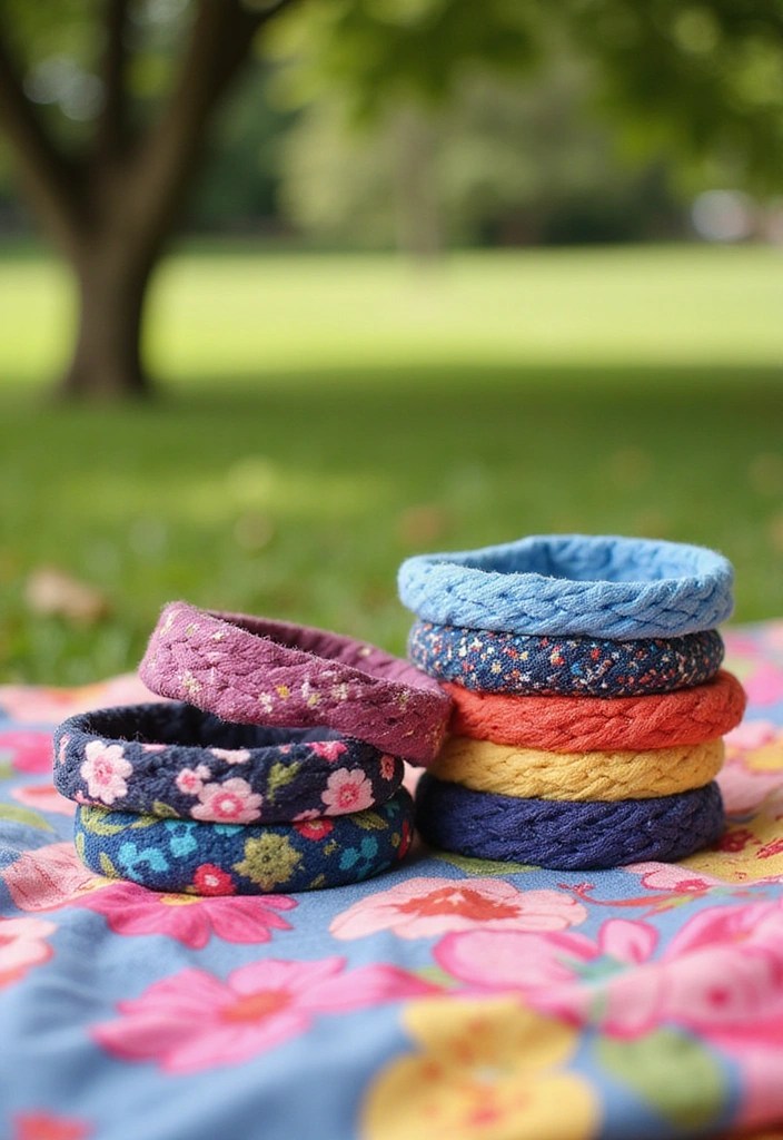 10 Stunning Ankle Bracelet Styles for Every Occasion (You Won't Believe #5!) - 8. Colorful Fabric Wrap