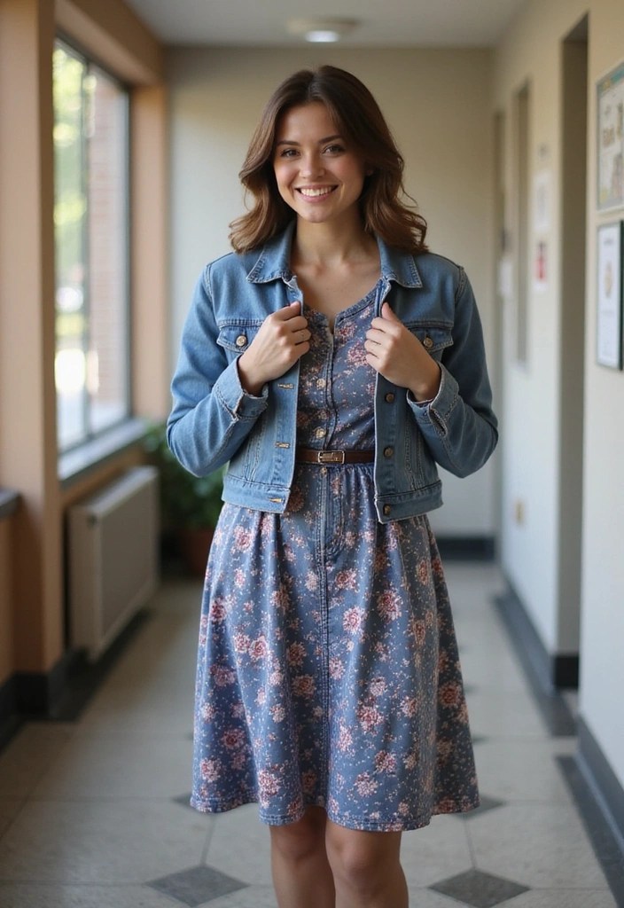 10 Stylish Back to School Looks for Moms That Will Turn Heads (You Won't Believe #5!) - 1. Effortlessly Chic in a Midi Dress