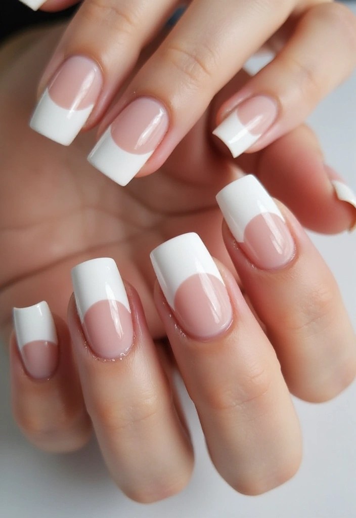 15 Chic French Nail Art Inspirations That Will Make Heads Turn! - 1. Classic Ombre French Tips