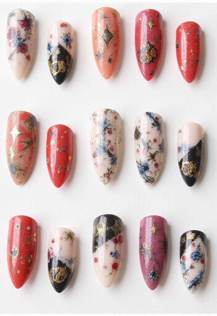 15 Chic French Nail Art Inspirations That Will Make Heads Turn! - 3. Geometric Patterns