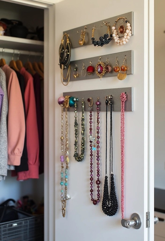 15 Decluttering Hacks for Your Closet That Will Change Everything (You'll Thank Us!) - 10. Use Magnetic Strips for Accessories