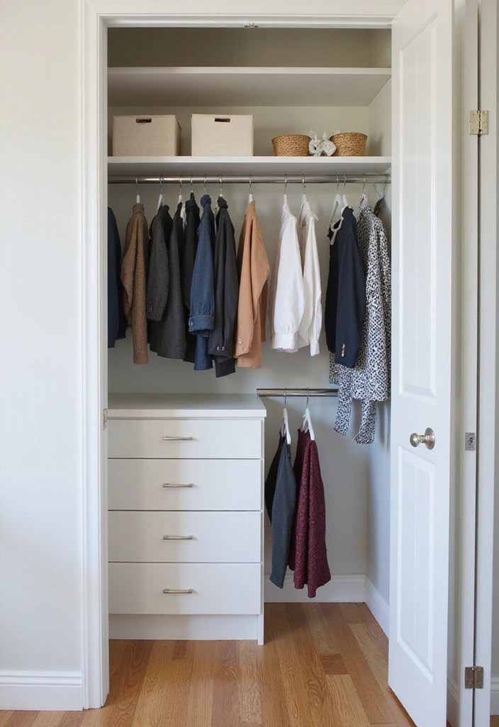 15 Decluttering Hacks for Your Closet That Will Change Everything (You'll Thank Us!) - 2. Utilize Vertical Space