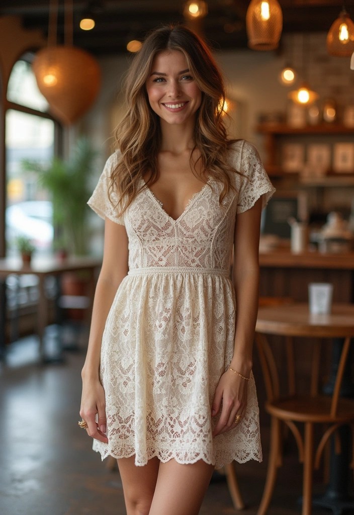 15 Must-Have Lacy Dresses to Transform Your Wardrobe (Don't Miss #8!) - 13. Lace Shift Dress