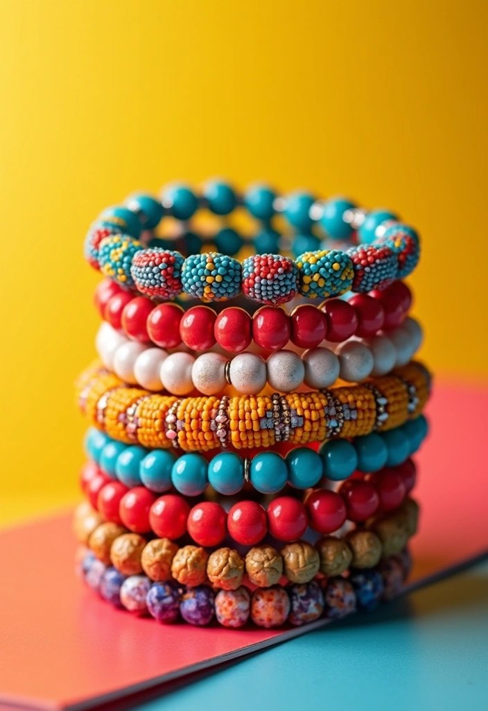 15 Stunning Bracelets for Every Occasion That Will Elevate Your Style! - 2. Colorful Beaded Bracelet