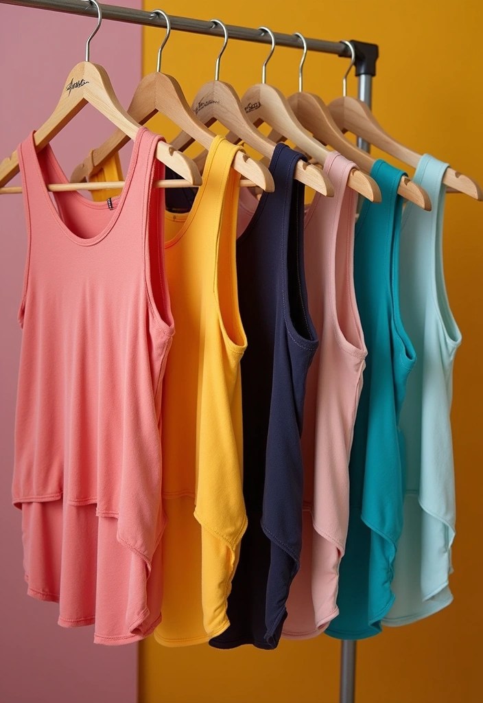 22 Versatile Pieces for Your Women's Travel Capsule Wardrobe (Don't Miss #12!) - 20. Versatile Layering Tank