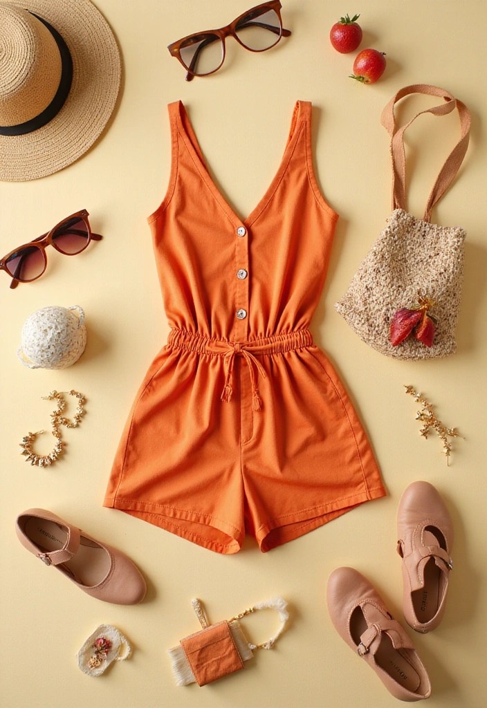 22 Versatile Pieces for Your Women's Travel Capsule Wardrobe (Don't Miss #12!) - 21. Travel-Ready Romper