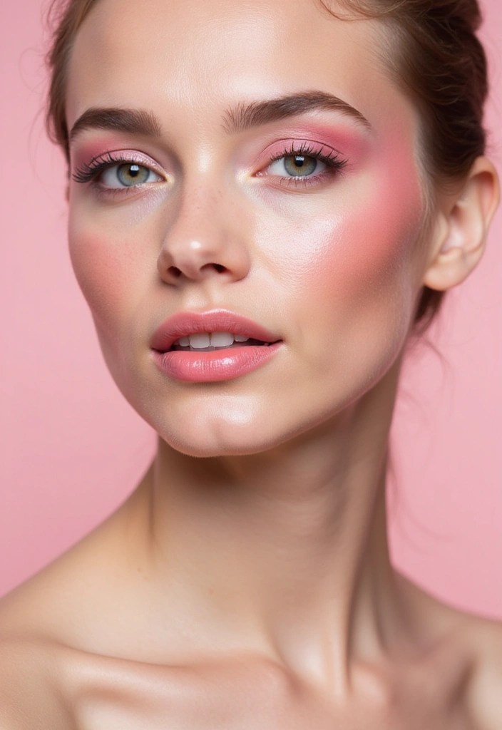 7 Step-by-Step Tutorials for Vibrant Monochromatic Makeup (Transform Your Look!) - 2. Pretty in Pink