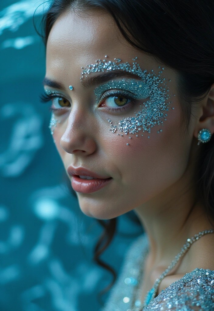 Dive into Dark Fantasy: 15 Siren-Inspired Beauty Looks You Must Try! - 3. Siren Scales