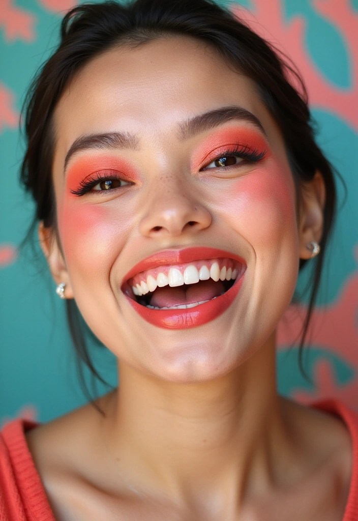 Dive into Dark Fantasy: 15 Siren-Inspired Beauty Looks You Must Try! - 9. Coral Allure