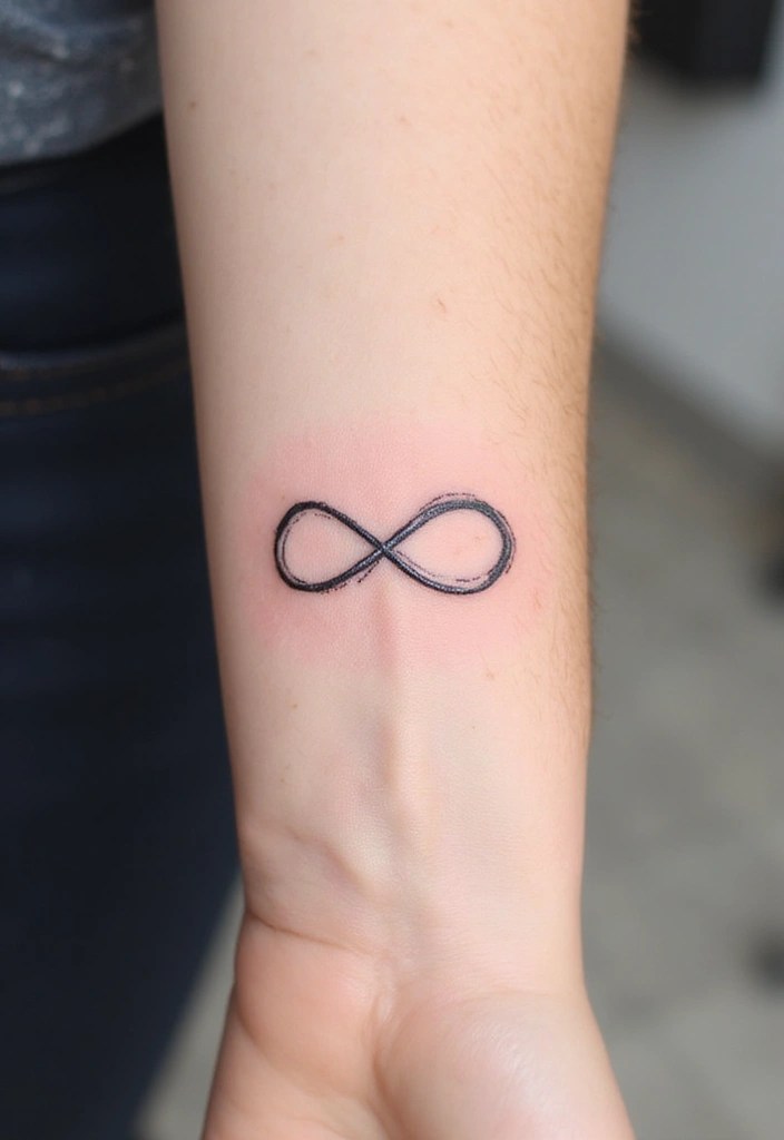 Minimalist Tattoos with Hidden Meanings: Designs That Speak Volumes - 1. The Infinity Symbol