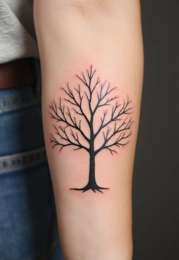 Minimalist Tattoos with Hidden Meanings: Designs That Speak Volumes - 8. The Tree of Life