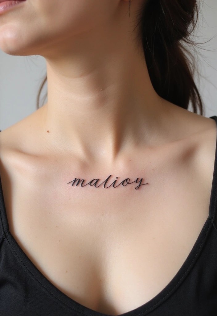 Minimalist Tattoos with Hidden Meanings: Designs That Speak Volumes - 9. Simple Words or Phrases