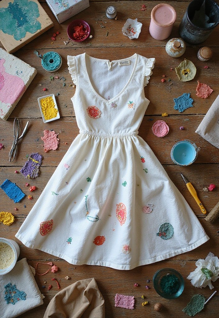 One Dress, Five Looks: Unlock the Secrets to Endless Outfit Possibilities! - 8. Artistic Flair: DIY Customizations