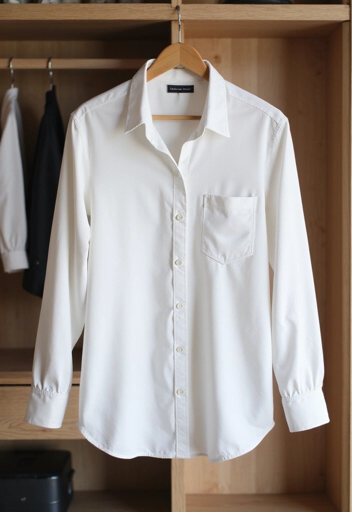 The Ultimate Guide to Classic Wardrobe Staples Every Woman Needs! - 2. Timeless White Button-Up Shirt