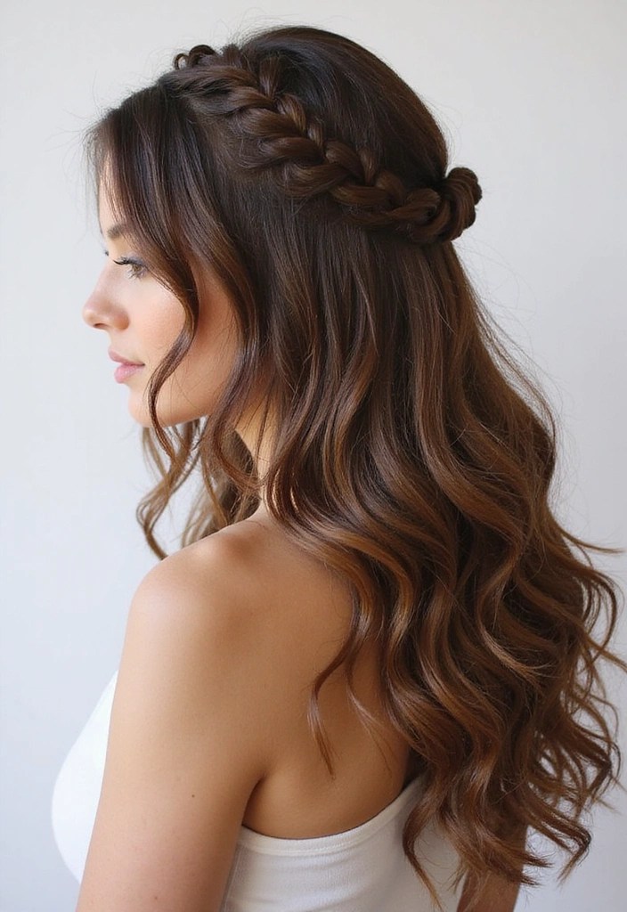 Unlock the Secret: 7 Easy Goddess Braids Tutorials You Can Do in Minutes! - 2. Half-Up Goddess Braids