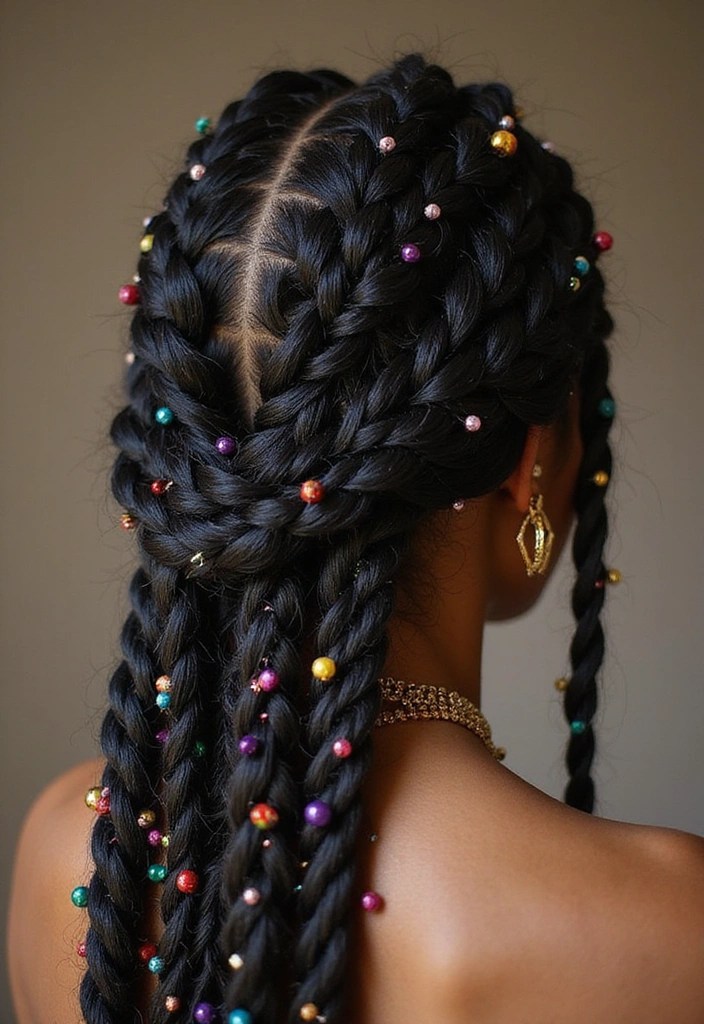 Unlock the Secret: 7 Easy Goddess Braids Tutorials You Can Do in Minutes! - 6. Goddess Braids with Beads