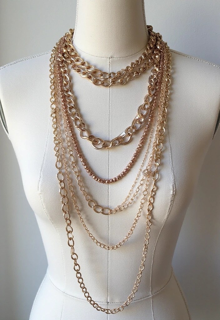 10 Earring Hacks That Instantly Turn into Stunning Necklaces - You Won't Believe #3! - 2. Layered Looks