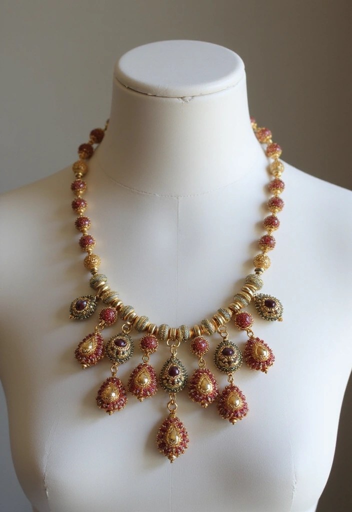 10 Earring Hacks That Instantly Turn into Stunning Necklaces - You Won't Believe #3! - 7. Creating a Beaded Cascade