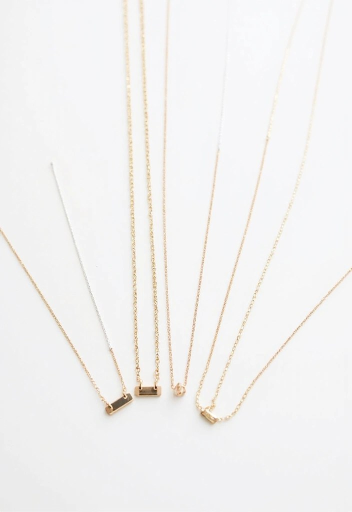 10 Must-Have Layered Necklaces That Complete Your Capsule Wardrobe! - 6. Minimalist Bar Necklaces