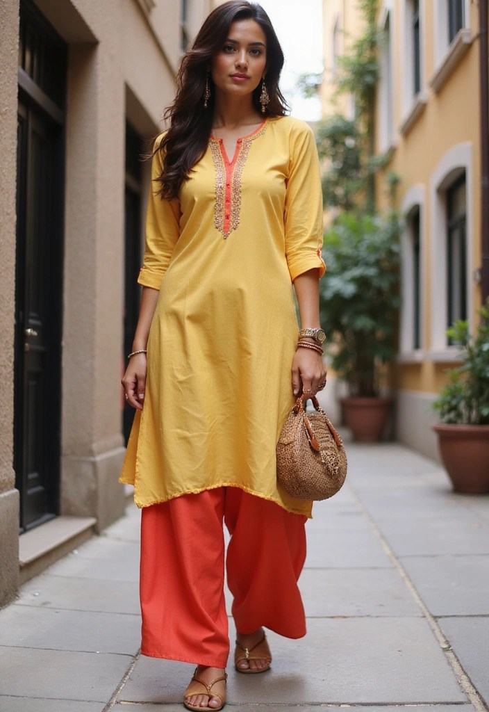 12 Timeless Styles for an Ethnic Elegant Look That Never Go Out of Fashion! - 4. Kurta with Palazzos