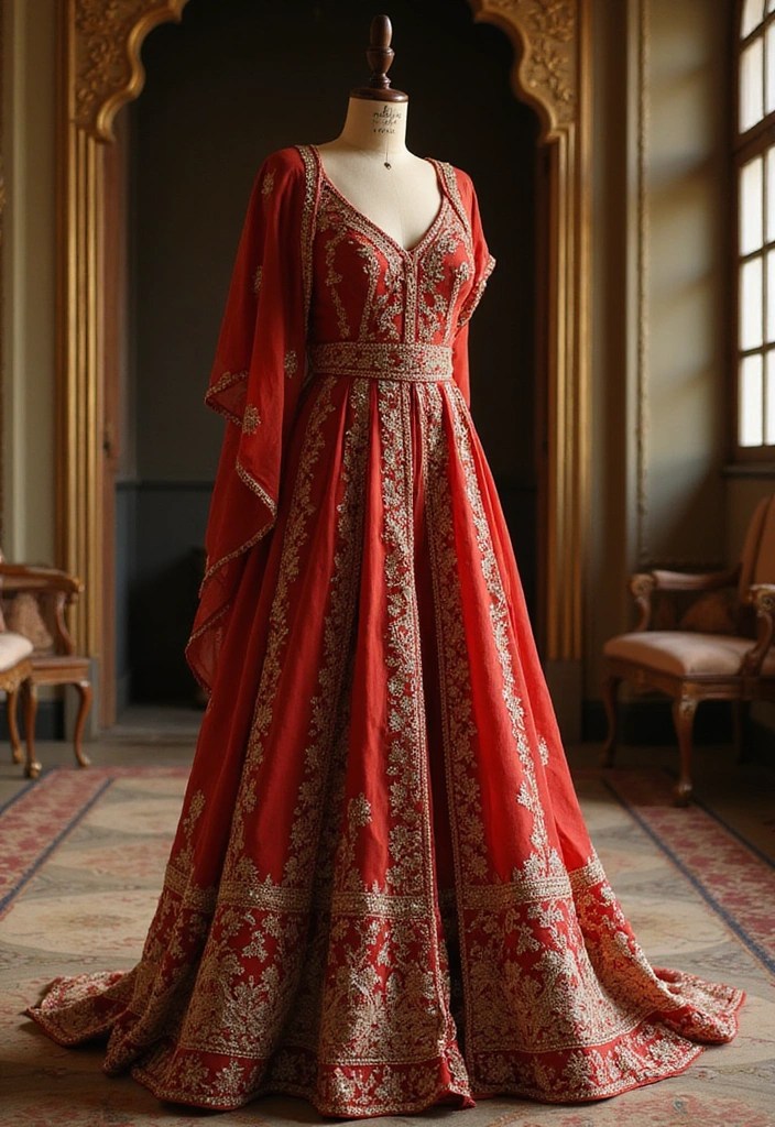 12 Timeless Styles for an Ethnic Elegant Look That Never Go Out of Fashion! - 5. Floor-Length Ethnic Gowns