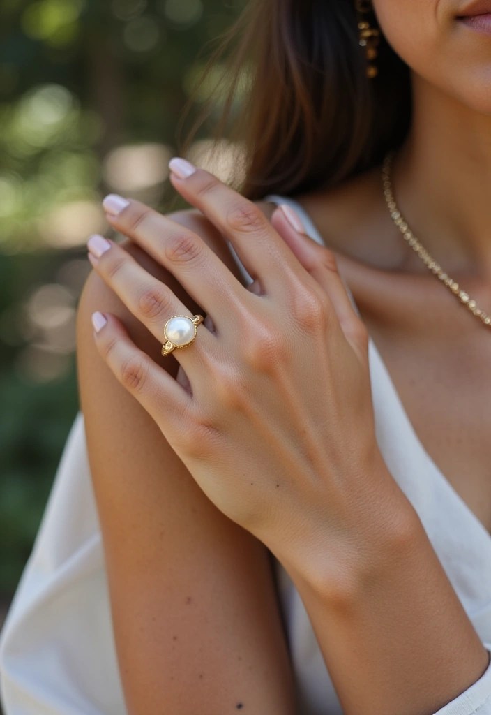 14 Minimalist Jewelry Pieces That Look Expensive but Cost Under $15! - 8. Pearl Accent Ring