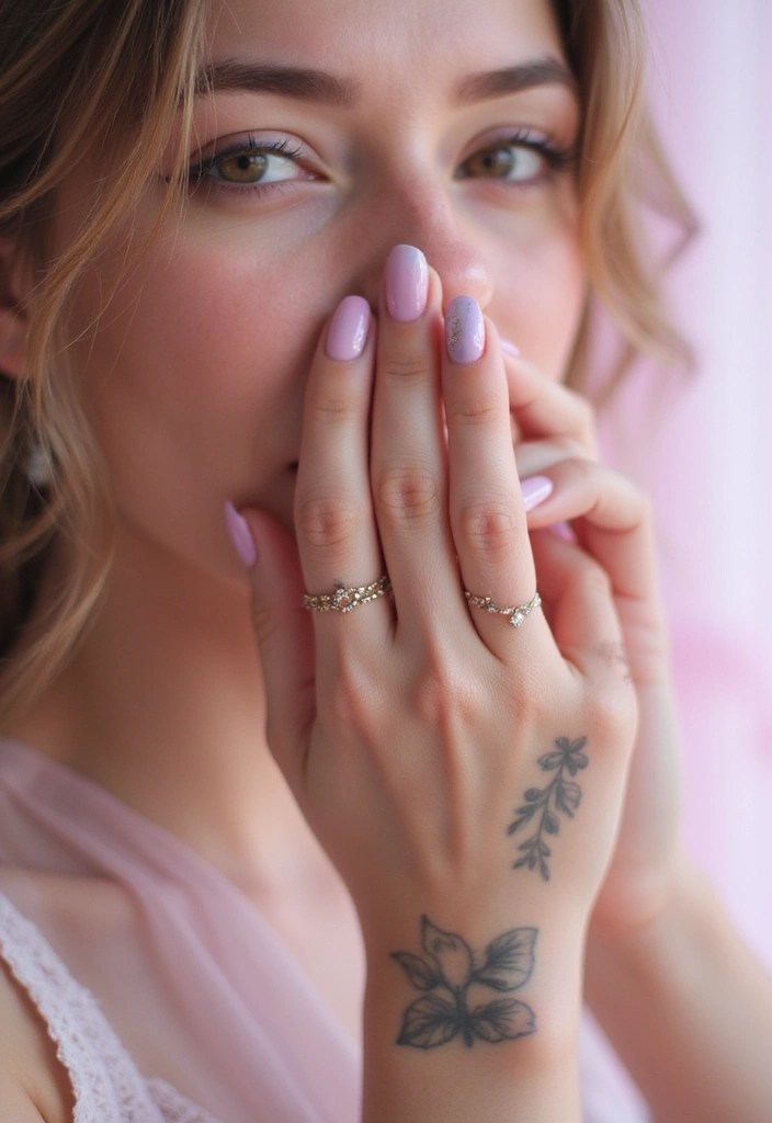 15 Trendy Nail Art & Mini Tattoo Combos You’ll Regret Not Trying - 12. Dreamy Ombres