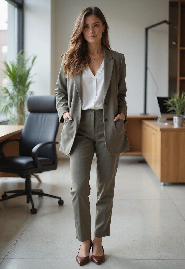 6 Summer Blazer Outfit Ideas for Effortless Elegance - 4. Oversized Blazer with Tailored Trousers