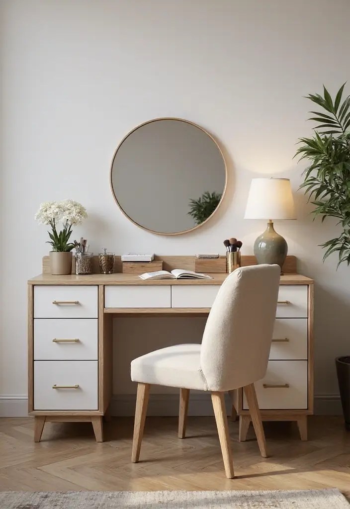 9 Small-Space Vanity Setups That Will Make You Feel Like a Queen - 8. Multi-Functional Magic
