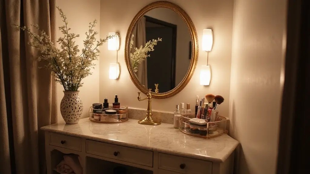 9 Small-Space Vanity Setups That Will Make You Feel Like a Queen