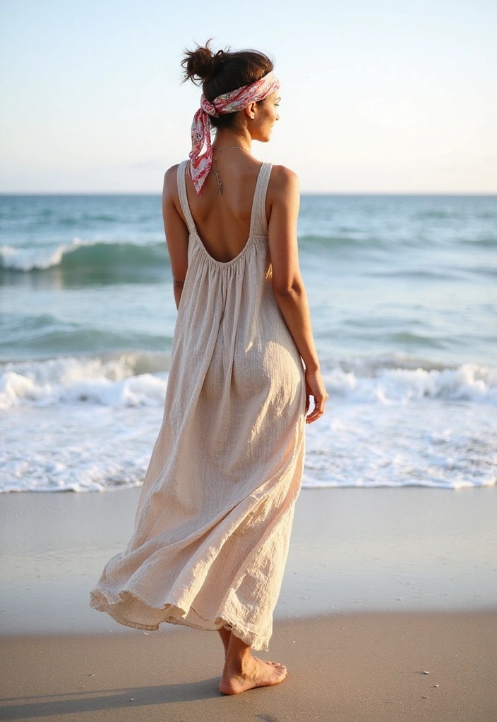 One Scarf, 8 Chic Looks: Master Capsule Styling in Minutes - Look 3: The Boho Bun