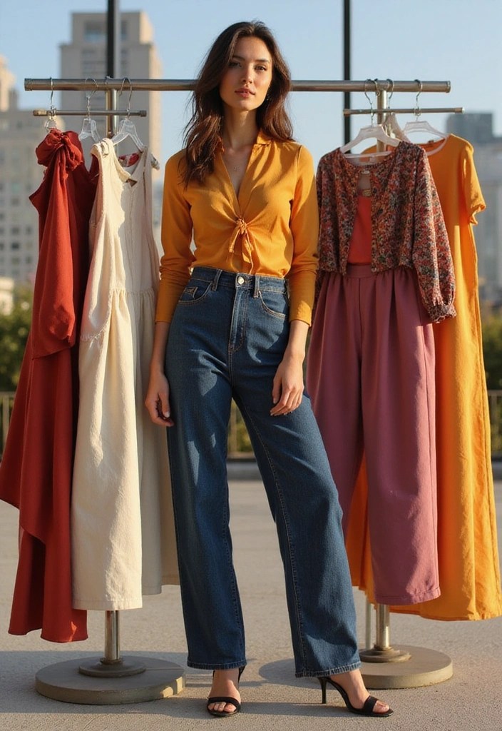 10 Genius Dressing Tricks Every Woman Can Use to Instantly Look Slimmer - 1. Embrace High-Waisted Bottoms