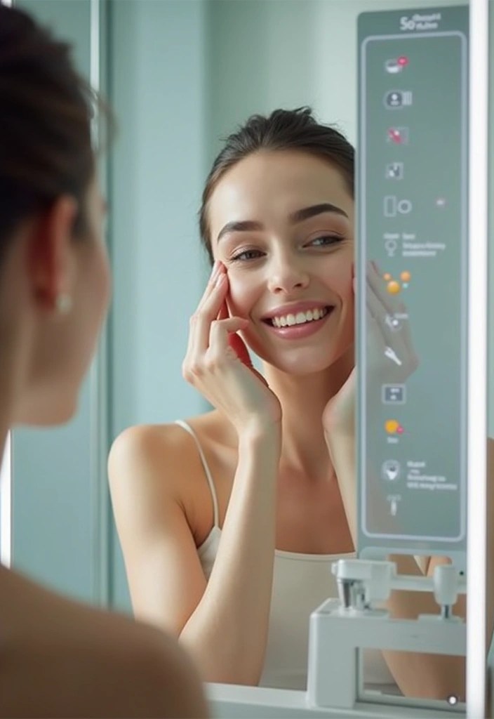 10 Smart Mirrors & Makeup Tech Every Busy Woman Needs (You Won't Believe #5!) - 9. Smart Mirrors With Skincare Integration