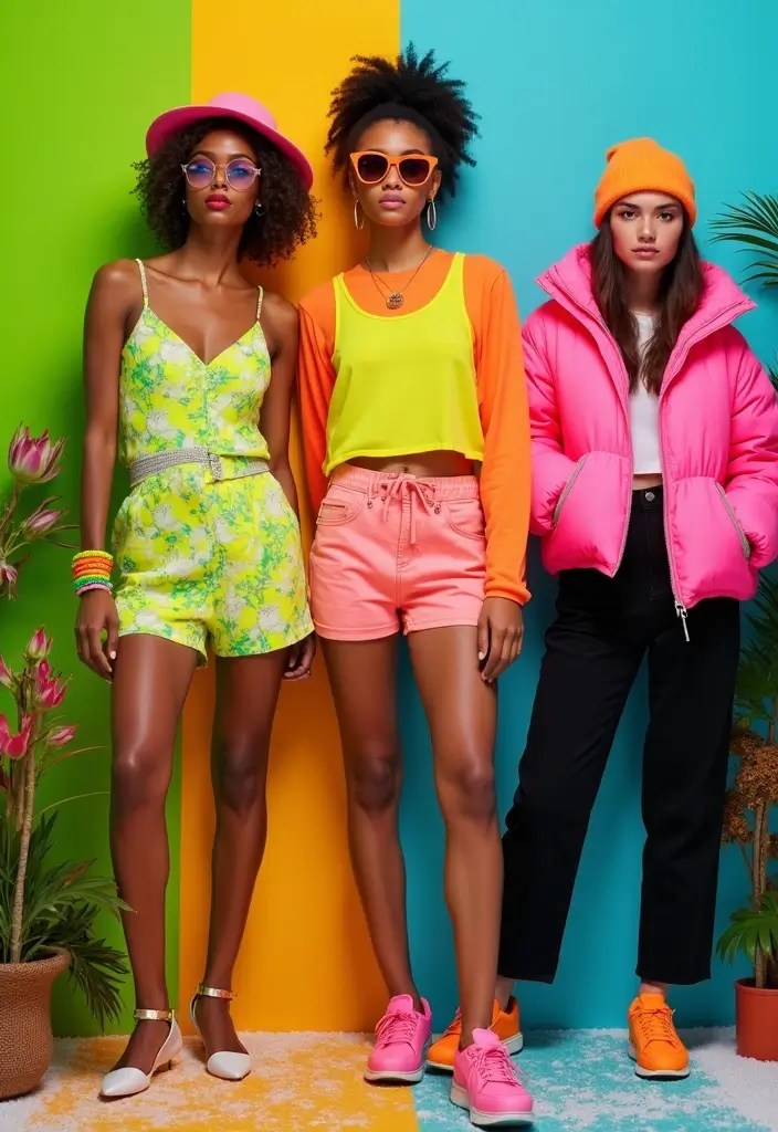 Dare to Dazzle: Neon Streetwear That Adapts to Your Every Mood! - 6. Neon for Every Season
