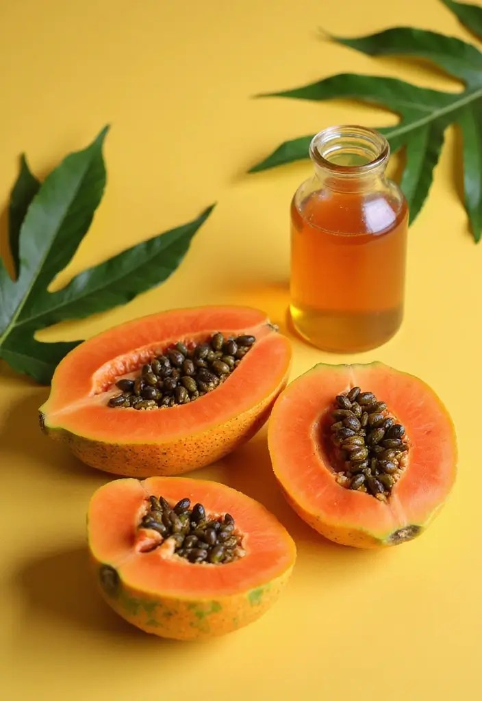 Dark & Discolored: 15 Safe & Gentle Ways to Brighten Underarms, Neck & Intimate Areas - 7. Papaya and Honey Treatment