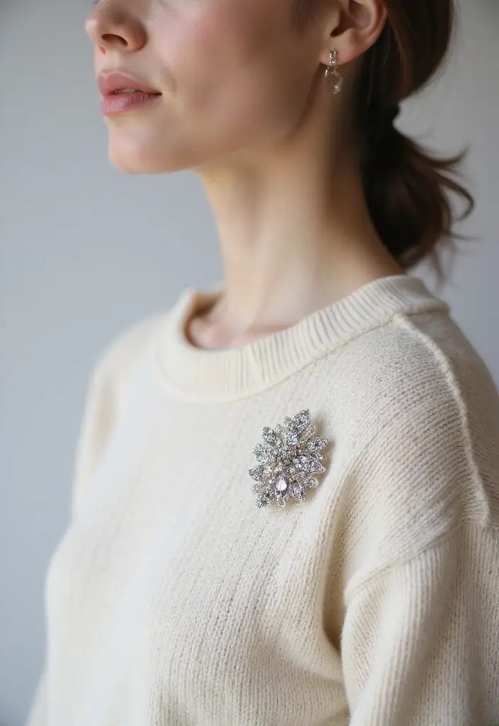 Disappearing Jewelry: 6 Smart Accessories Every Woman Needs That Look Luxe but Feel Weightless - 5. Ethereal Brooches