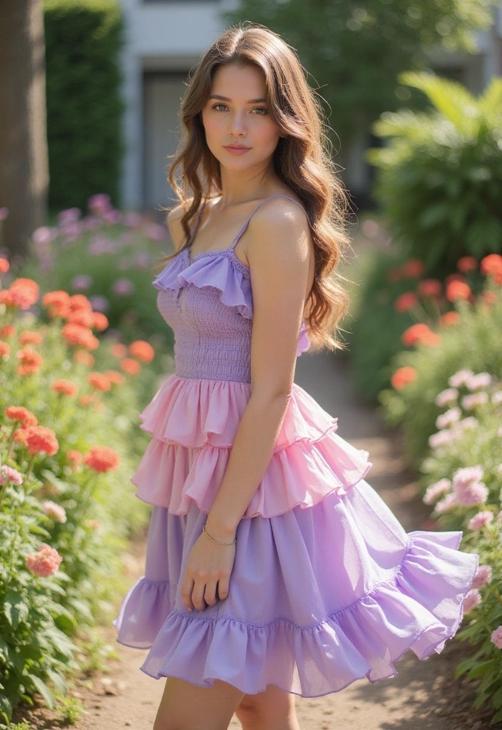 From Sweet to Stunning: Top 15 HOCO Dress Trends to Flaunt! - 7. Playful Ruffles