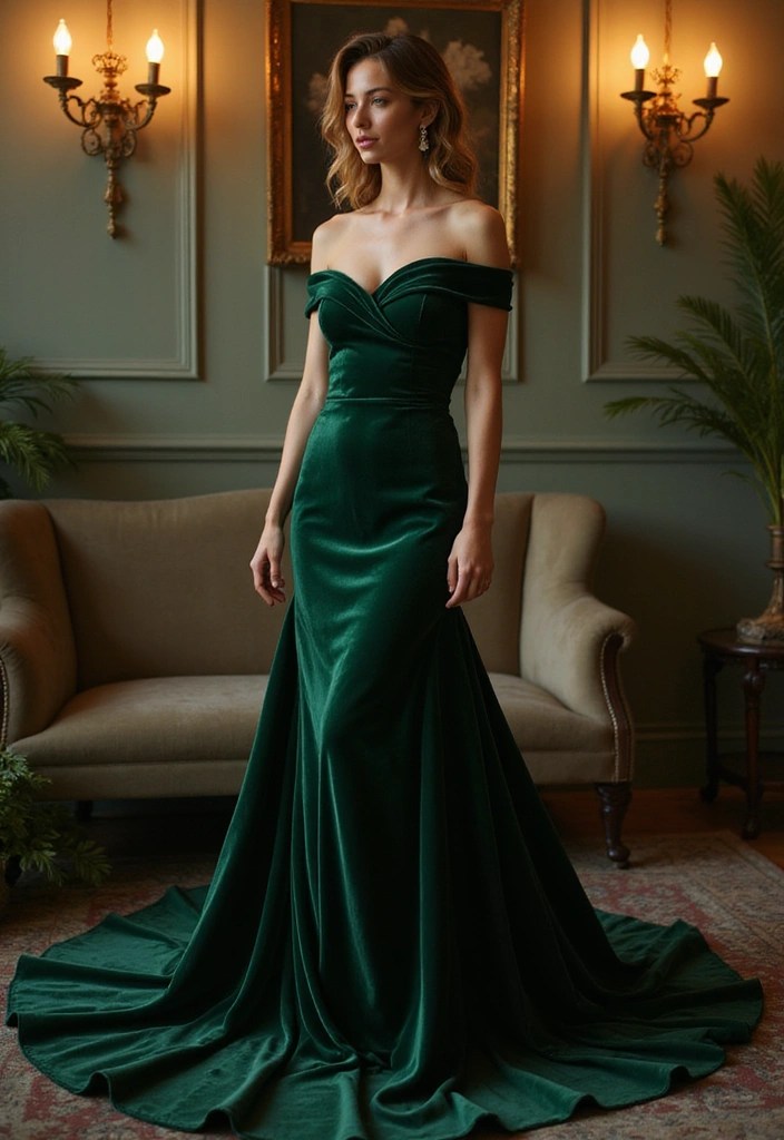 From Sweet to Stunning: Top 15 HOCO Dress Trends to Flaunt! - 9. Stunning Velvet