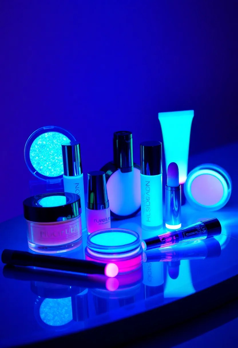 Step Into the Future: Holo-Realism Makeup Trends Set to Blow Up in 2026! - 11. Bioluminescent Makeup