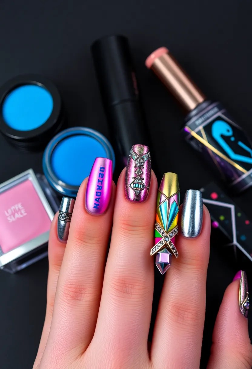 Step Into the Future: Holo-Realism Makeup Trends Set to Blow Up in 2026! - 23. Cyber-Punk Inspired Looks