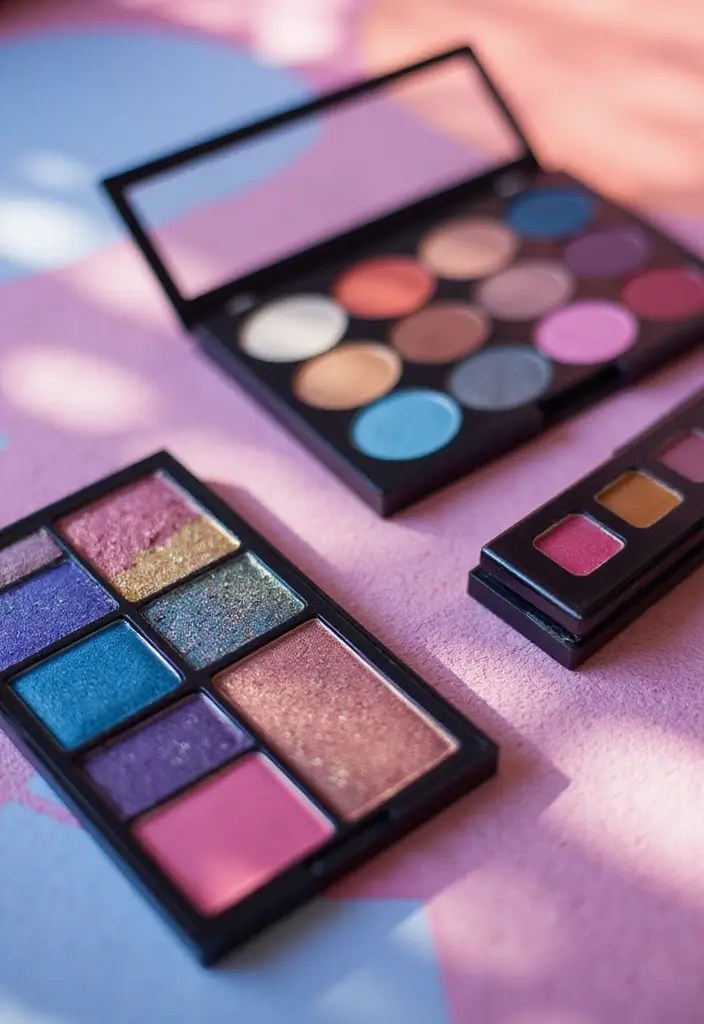 Step Into the Future: Holo-Realism Makeup Trends Set to Blow Up in 2026! - 4. Chromatic Eyeshadow Palettes