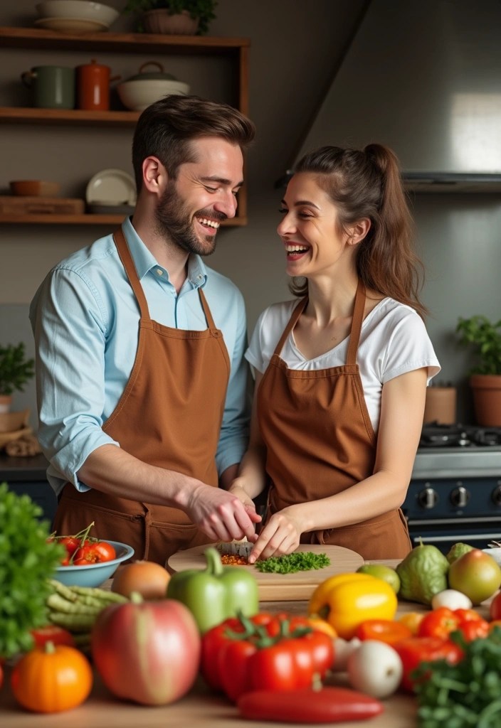 14 Cozy At-Home Date Night Ideas That Will Make You Fall in Love Again (Wait Until You Try #10!) - 4. Cooking Class at Home