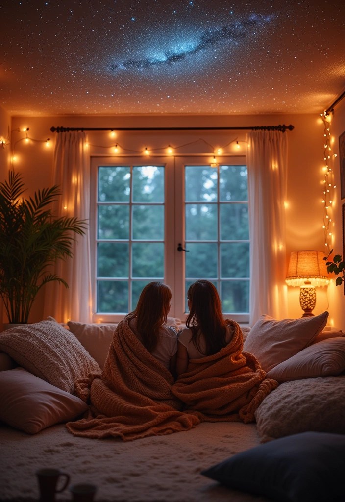 14 Cozy At-Home Date Night Ideas That Will Make You Fall in Love Again (Wait Until You Try #10!) - 9. Starry Night In