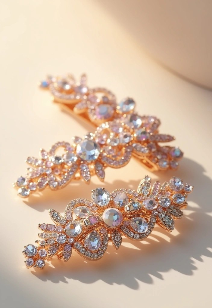 15 Hair Accessories You Didn't Know You Needed (But Will Love!) - 5. Crystal-Embellished Clips