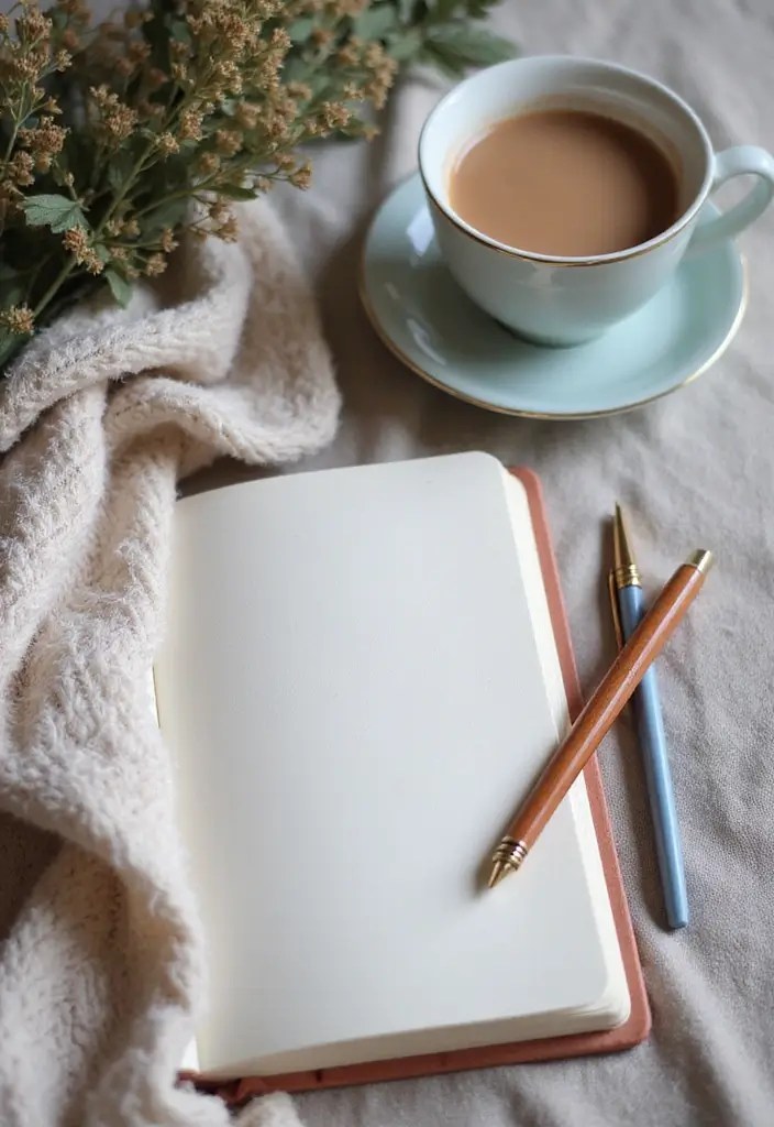 Ultimate DIY Winter Spa Night: Step-by-Step At-Home Rituals for Calm and Glow - Step 8: Self-Care Journal