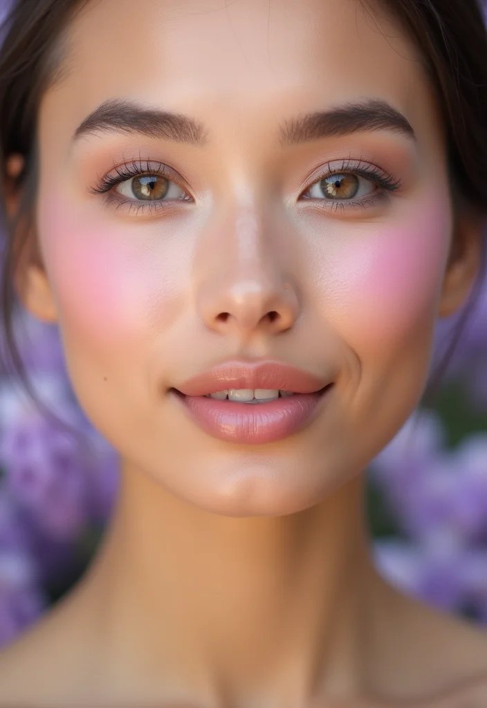 10 Stunning Purple Blush Looks You Need to Try Right Now (Get Ready to Turn Heads!) - 1. Soft Lavender Glow 1